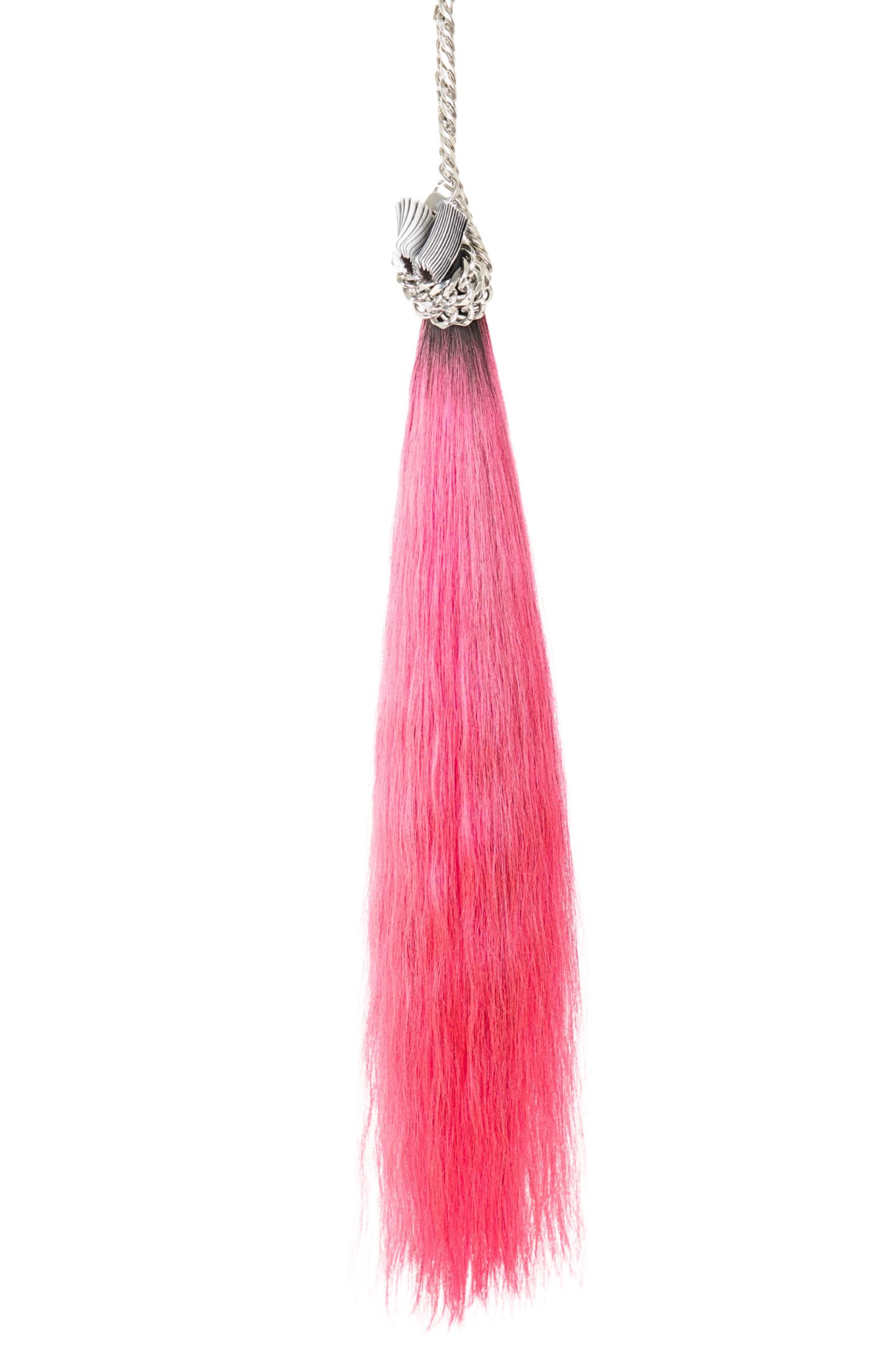 Hot Pink + Jet Black Root