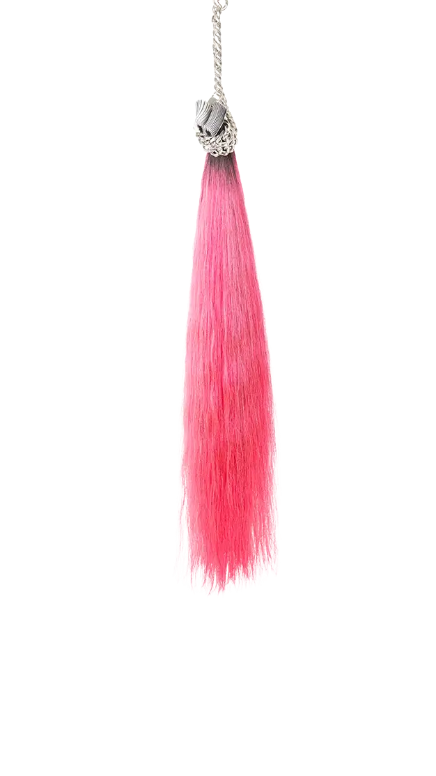 Hot Pink + Jet Black Root